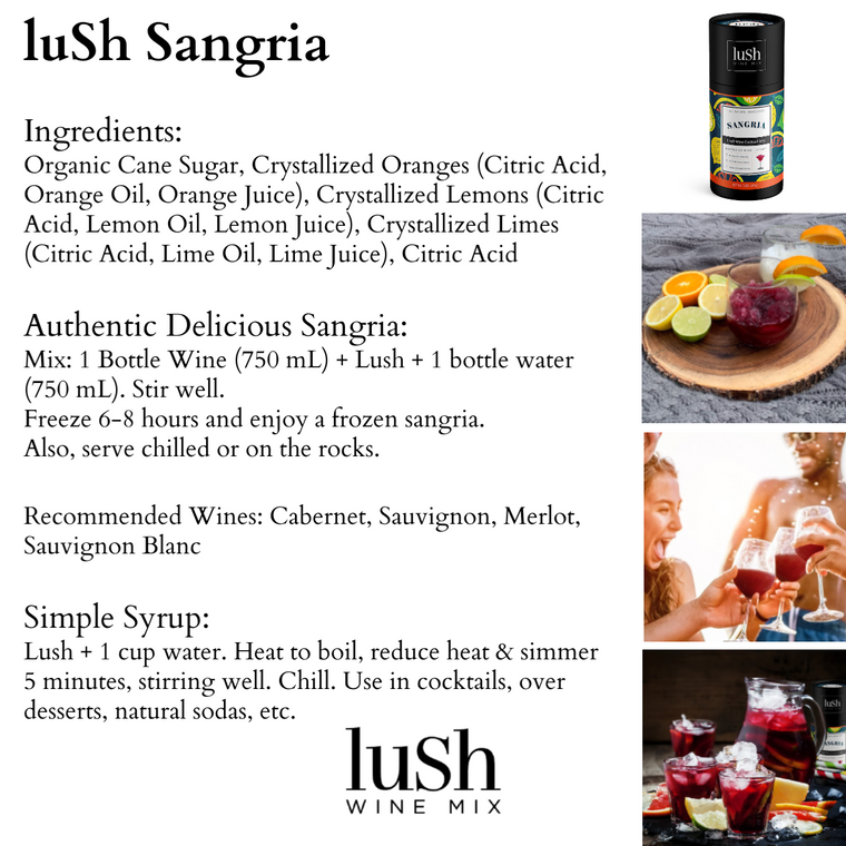 Sangria Lush Wine Mix