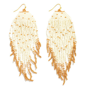 The Vanessa Earrings - Cream