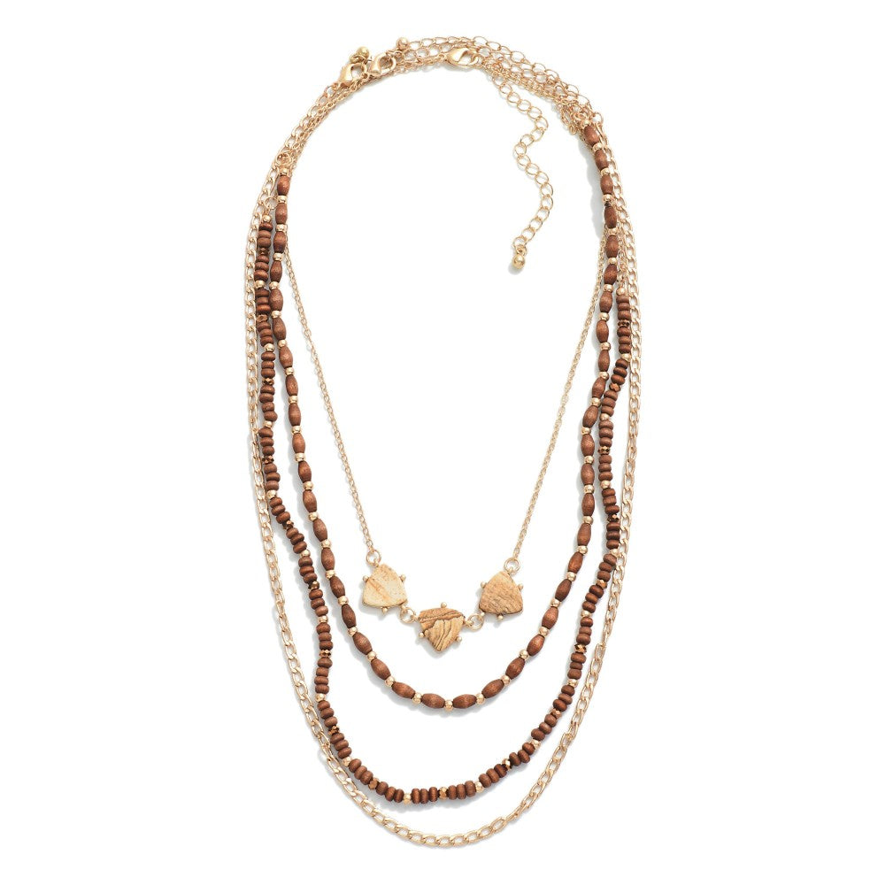 The Waverly Necklace - Brown