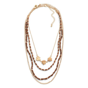 The Waverly Necklace - Brown