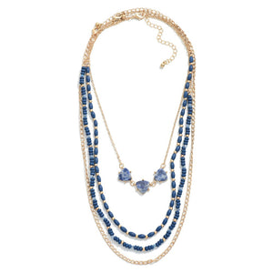 The Waverly Necklace - Blue